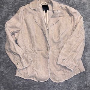 The Limited M  Raw Edge Suit Jacket